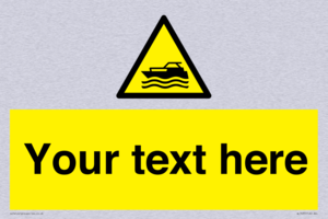 Custom Warning motorised watercraft